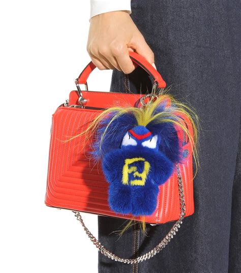 fendi mini monster charm|Fendi purse charm.